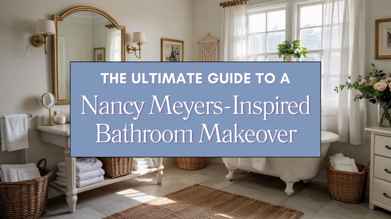 The Ultimate Guide to a Nancy Meyers-Inspired Bathroom Makeover Blog
