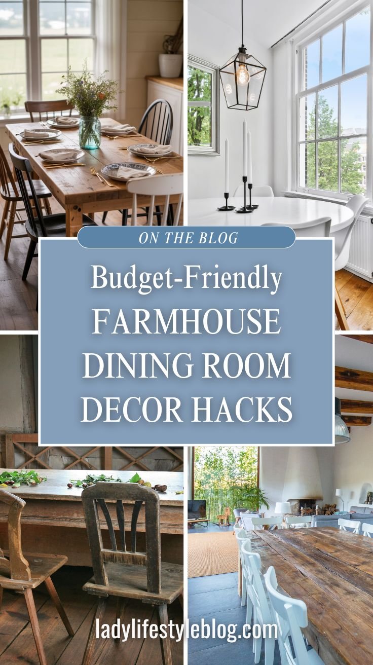 Budget-Friendly Farmhouse Dining Room Decor Hacks