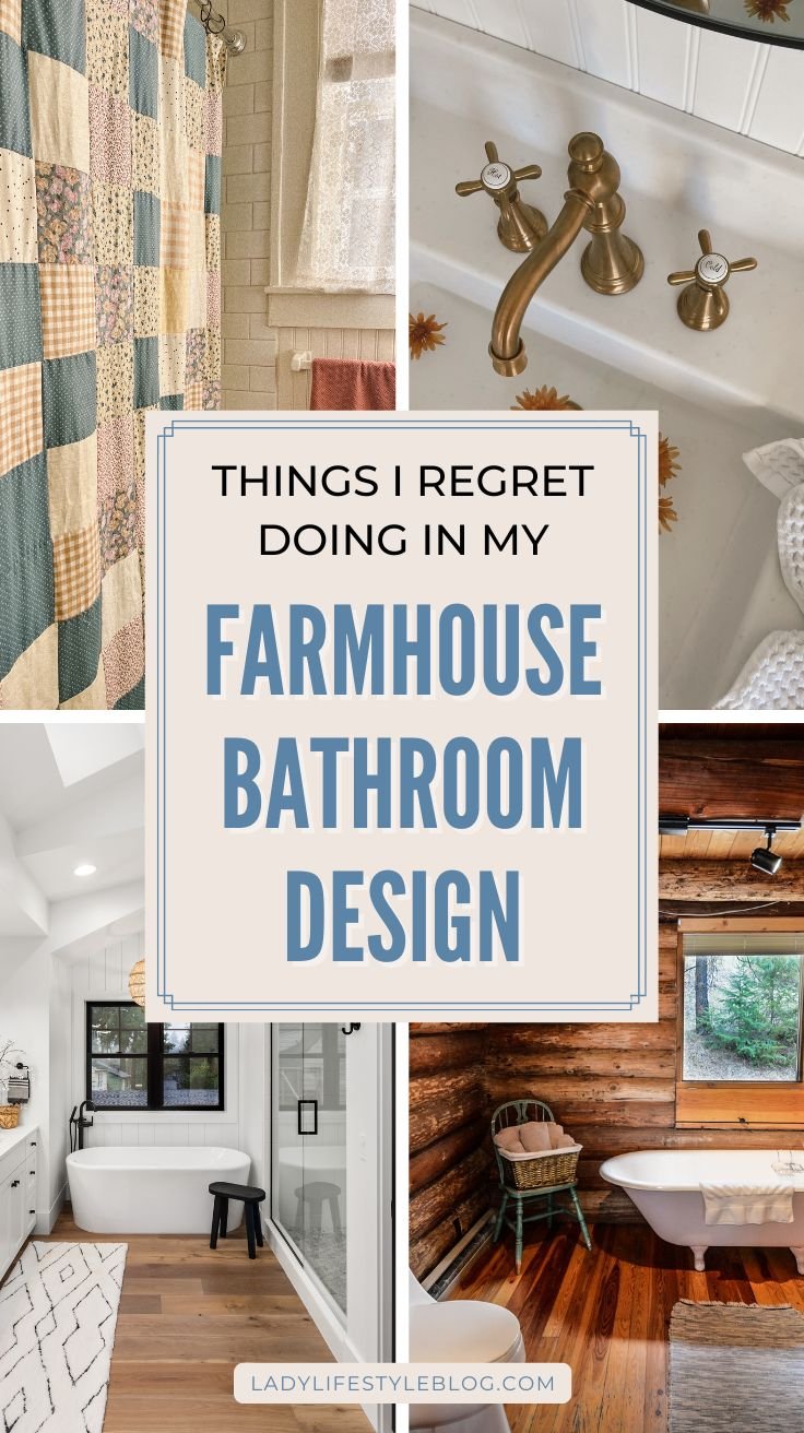 Farmhouse Bathroom Styling Mistakes