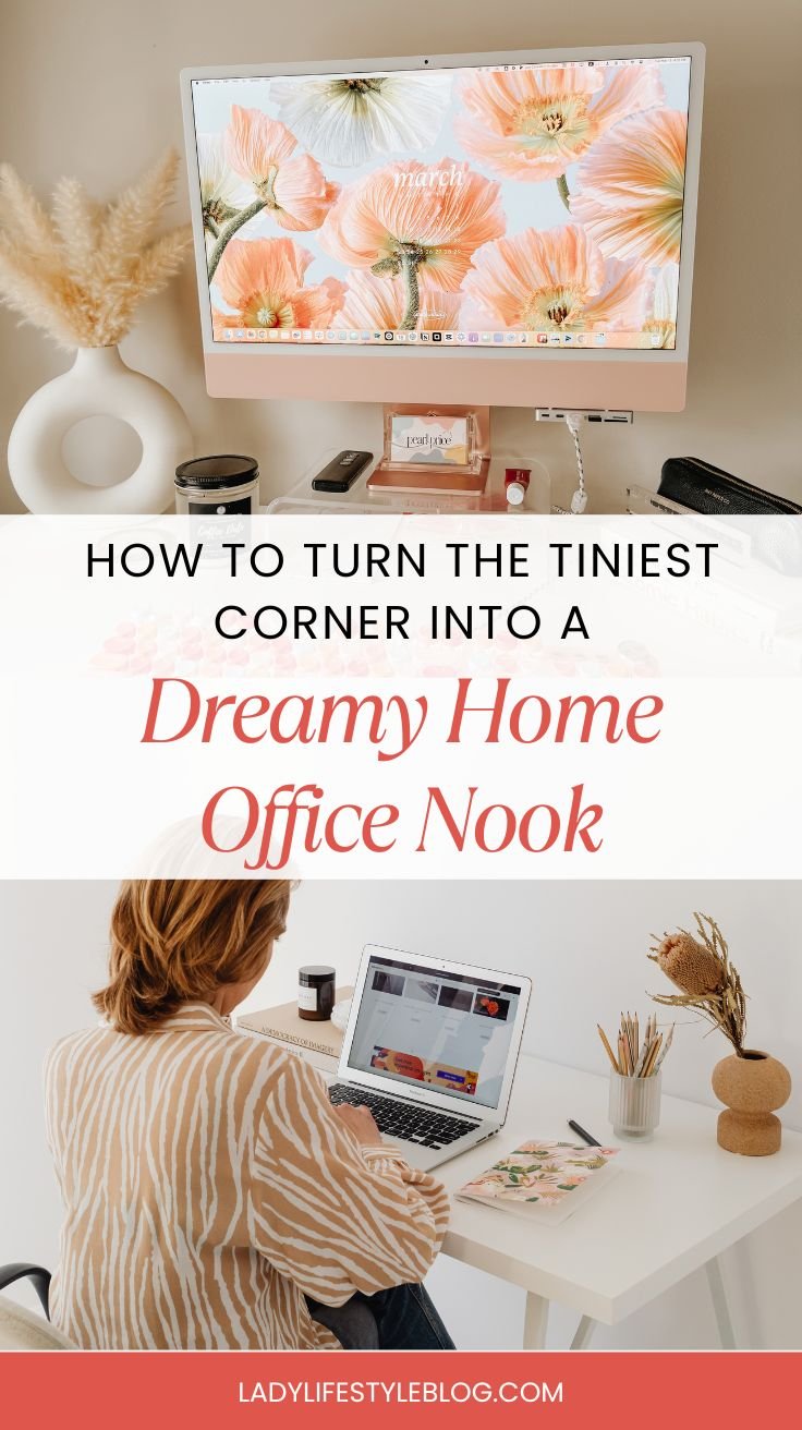 How to Turn the Tiniest Corner into a Home Office Nook
