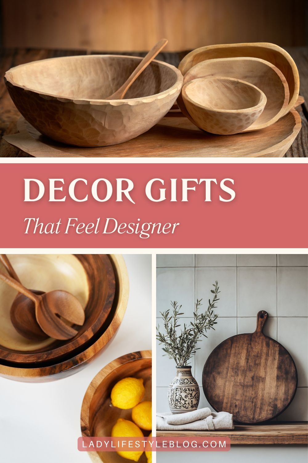 Rustic-Chic Wooden Accent Pieces