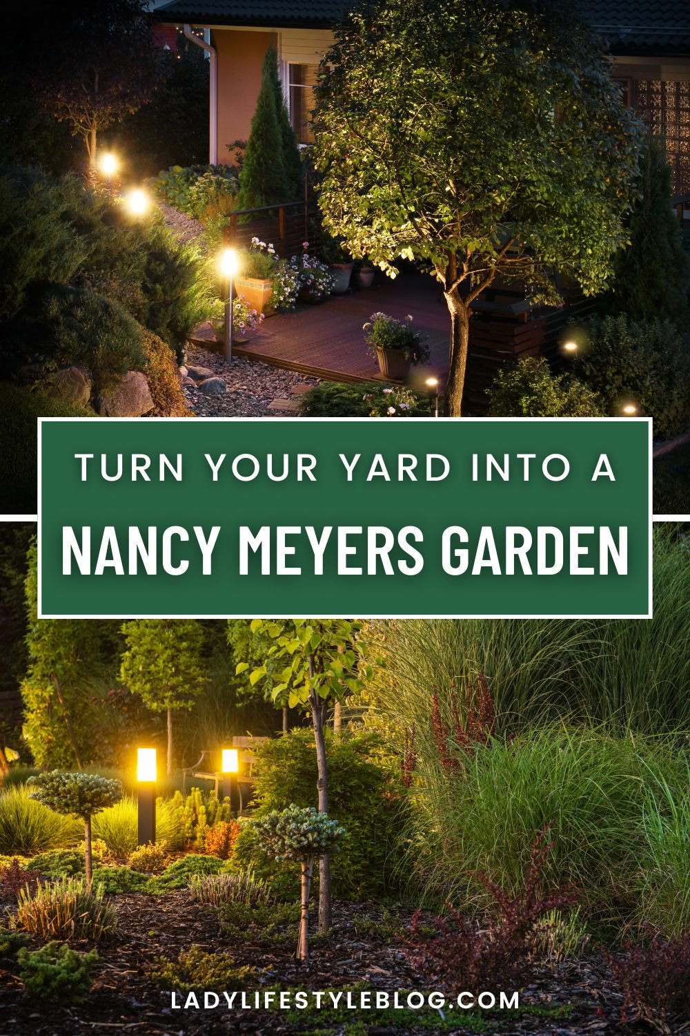 Weave in Soft Garden Lighting