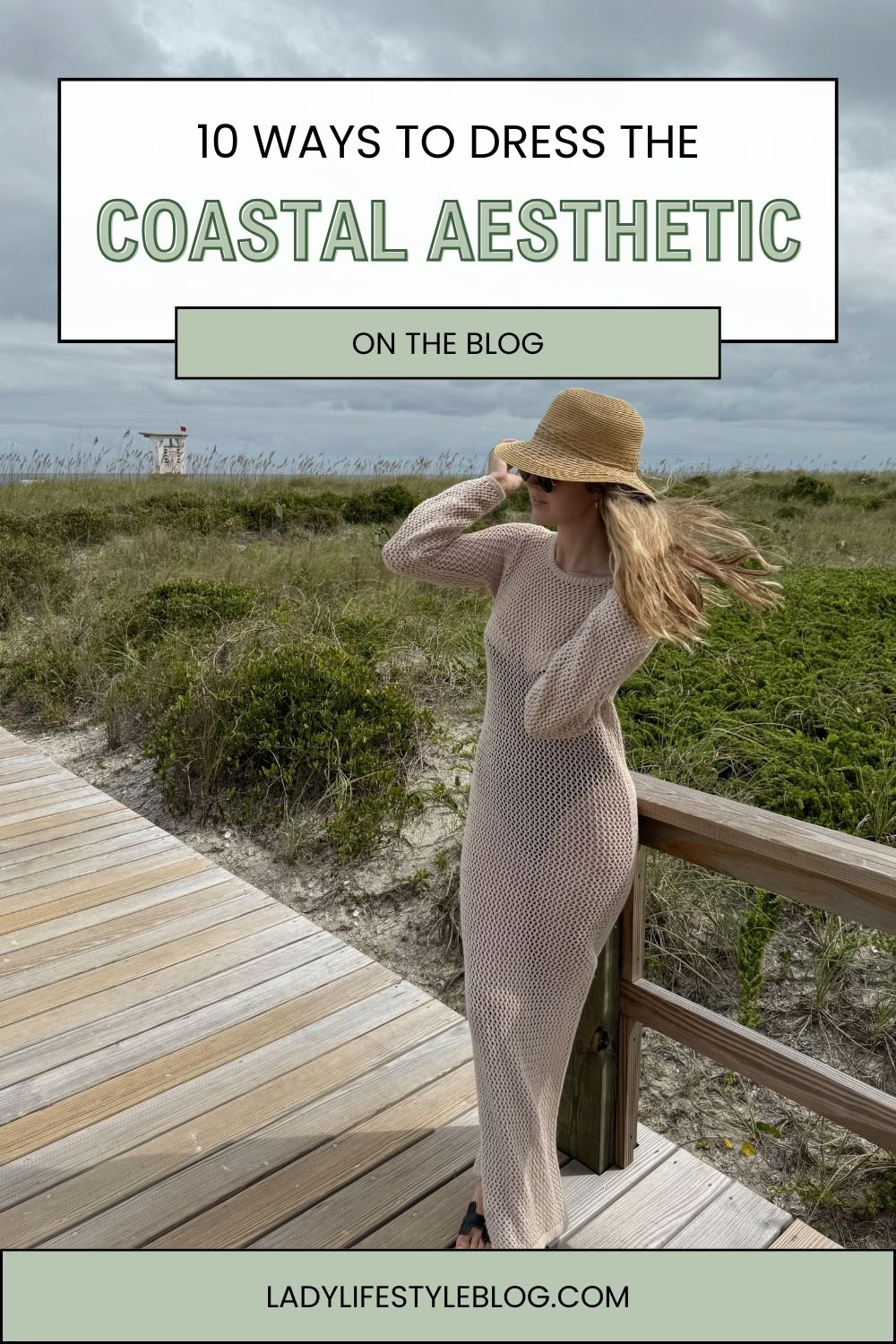 Coastal Summer Outfits with a Crochet Cover-Up and Beachy Accessories