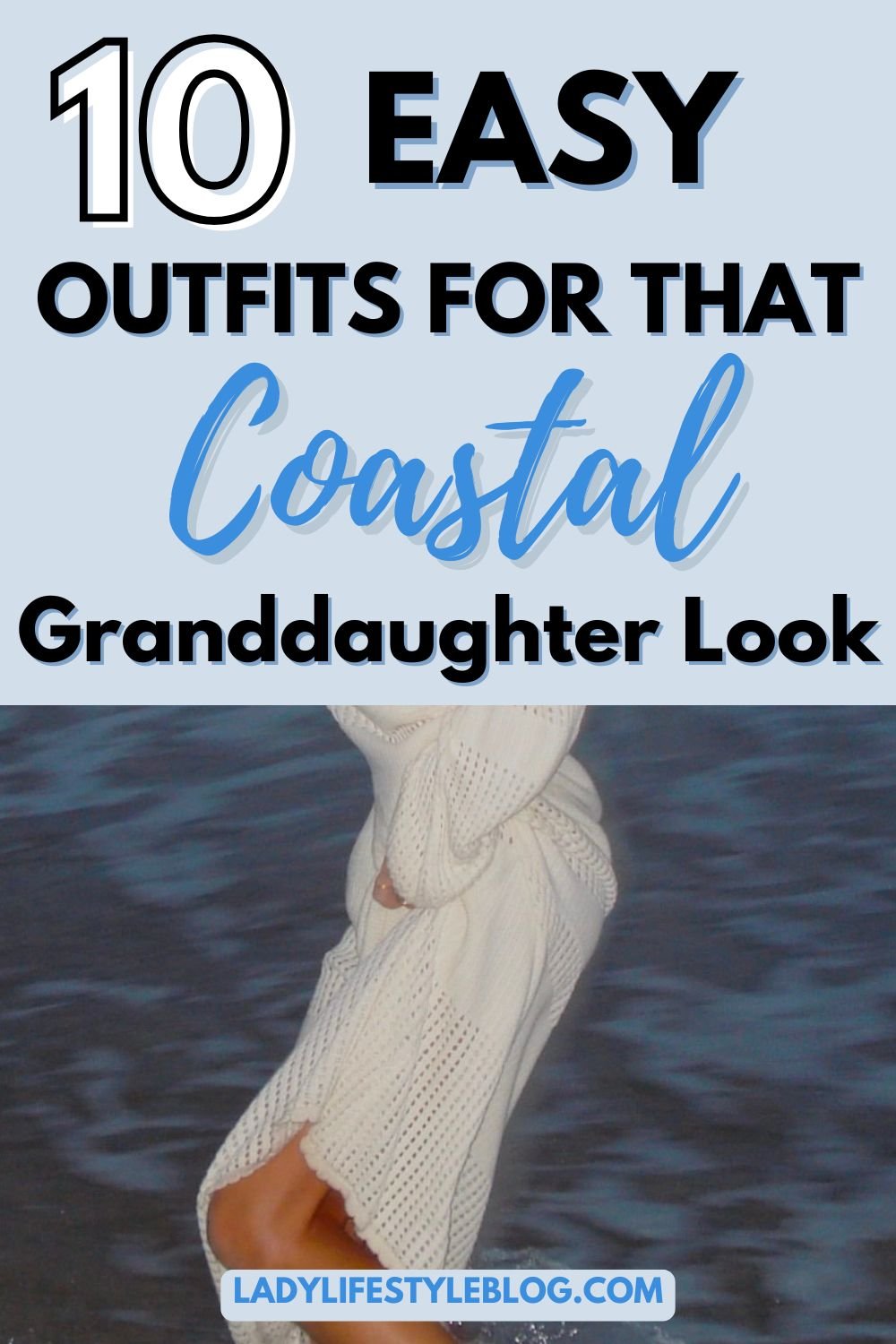 Coastal Summer Outfits with a Simple Ribbed Midi Dress