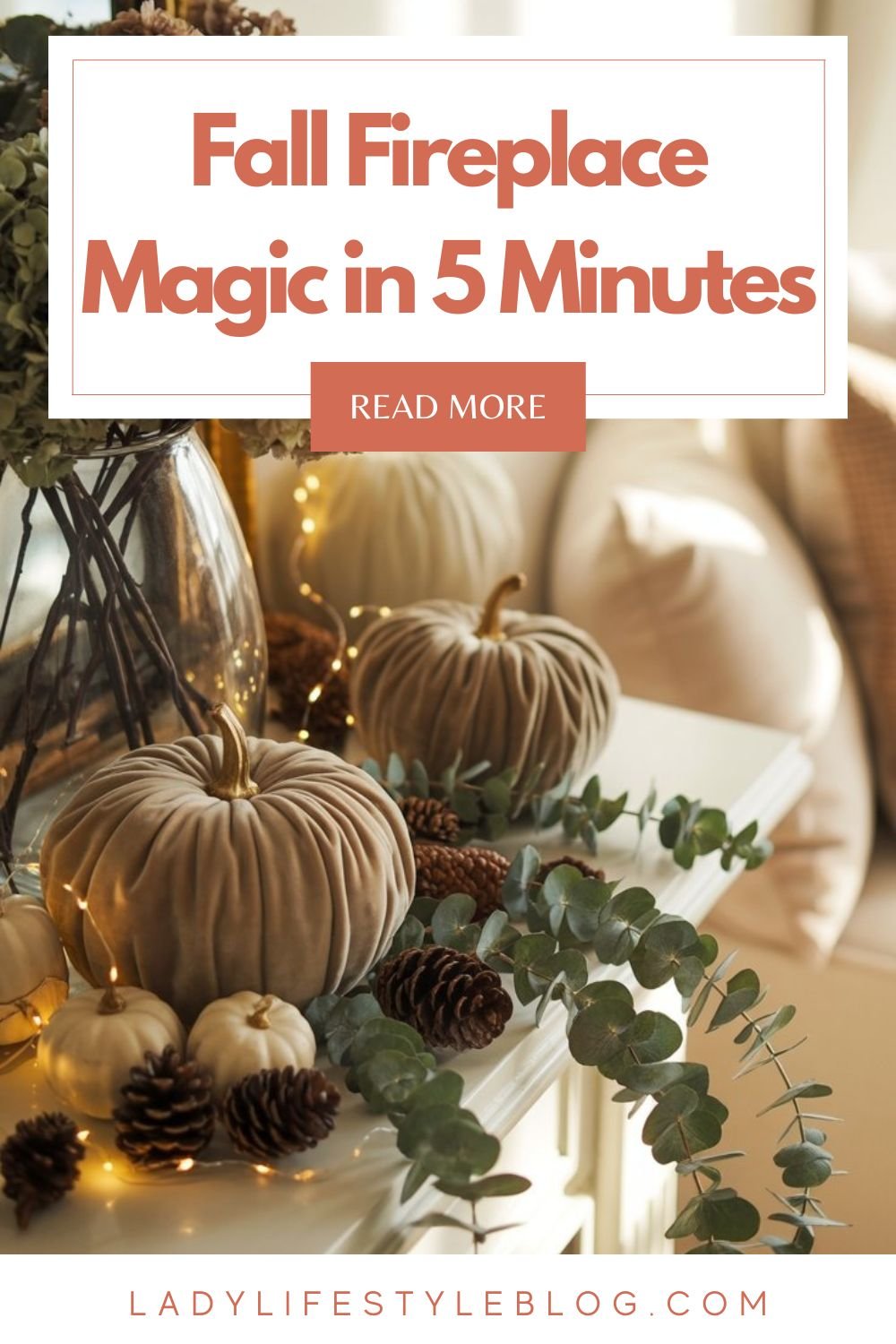 Add Natural Elements to Your Fireplace Decor for Fall