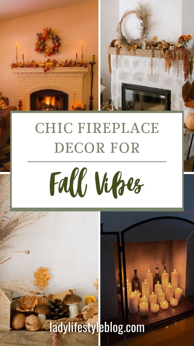 Fireplace Decor for Fall