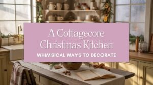 A Cottagecore Christmas Kitchen Whimsical Ways to Decorate Blog
