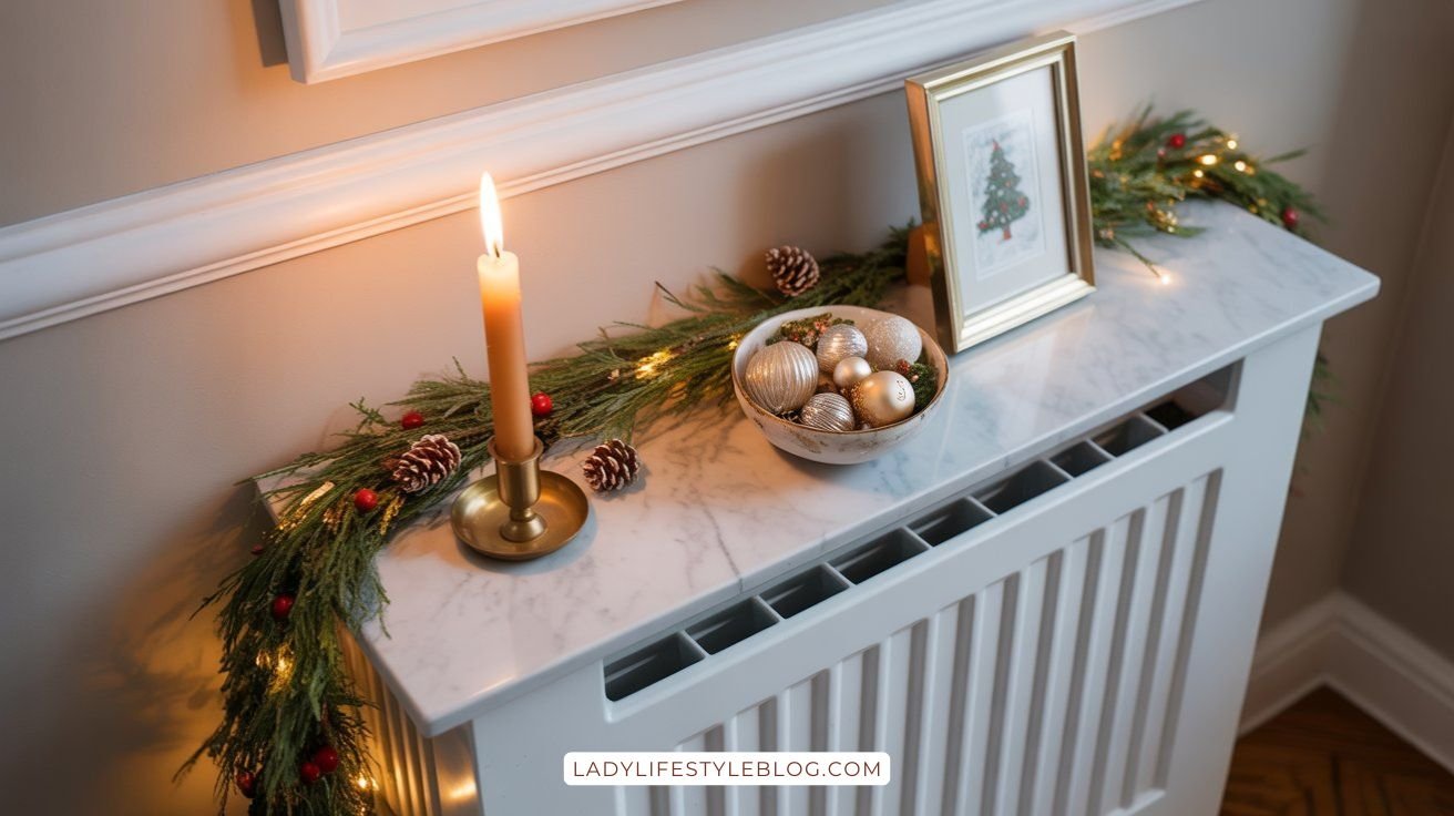 Small Entryway Christmas Decor That Looks Expensive