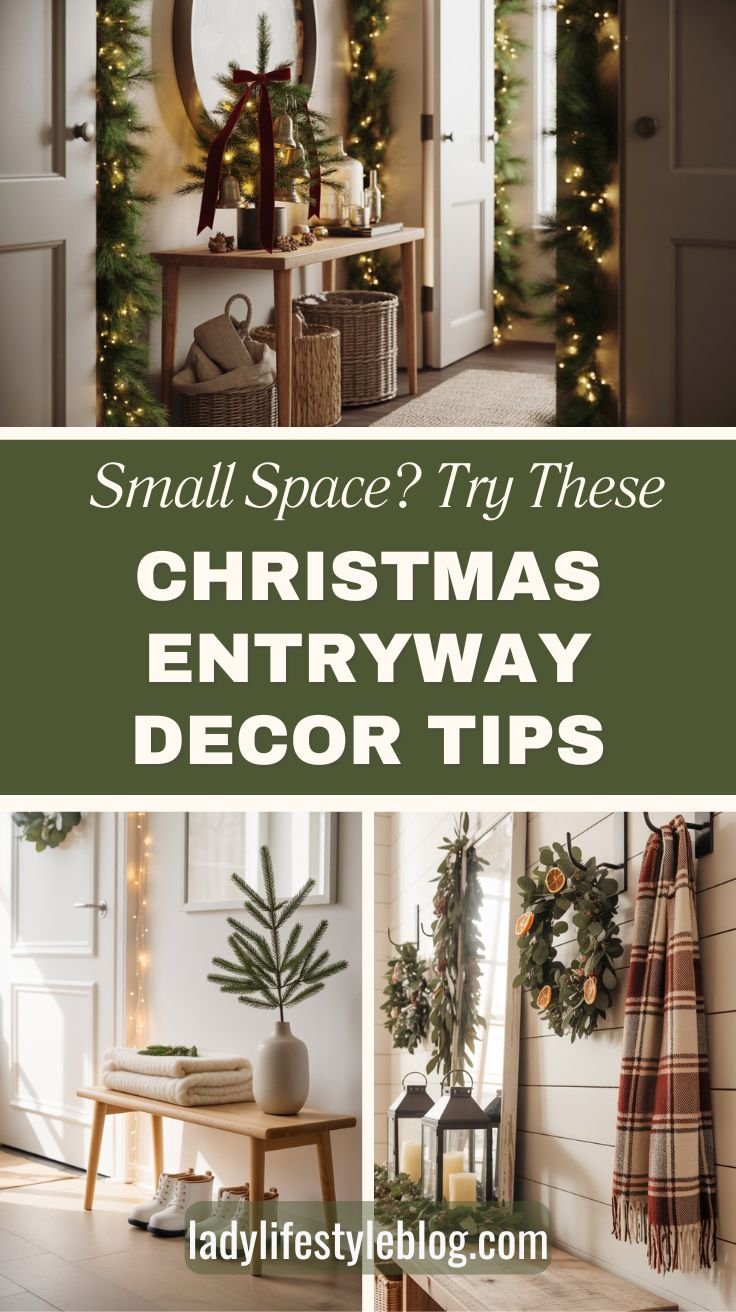 Small Space Try These Genius Christmas Entryway Decor Tips