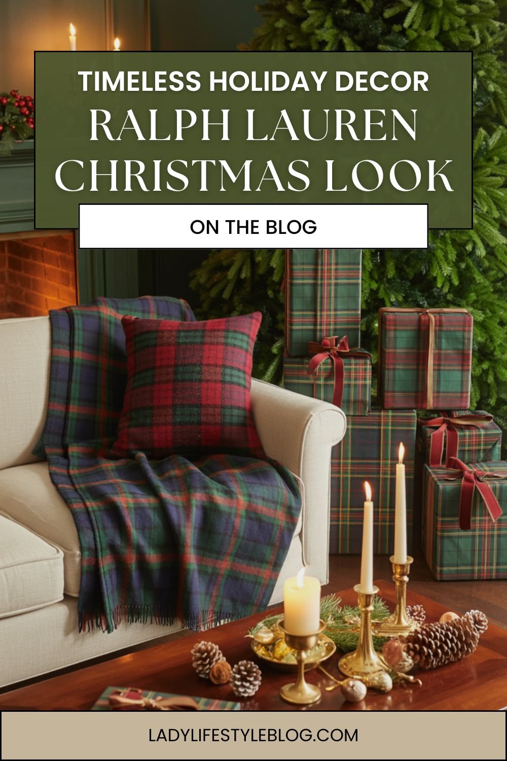 Start with the Signature Ralph Lauren Christmas Color Palette