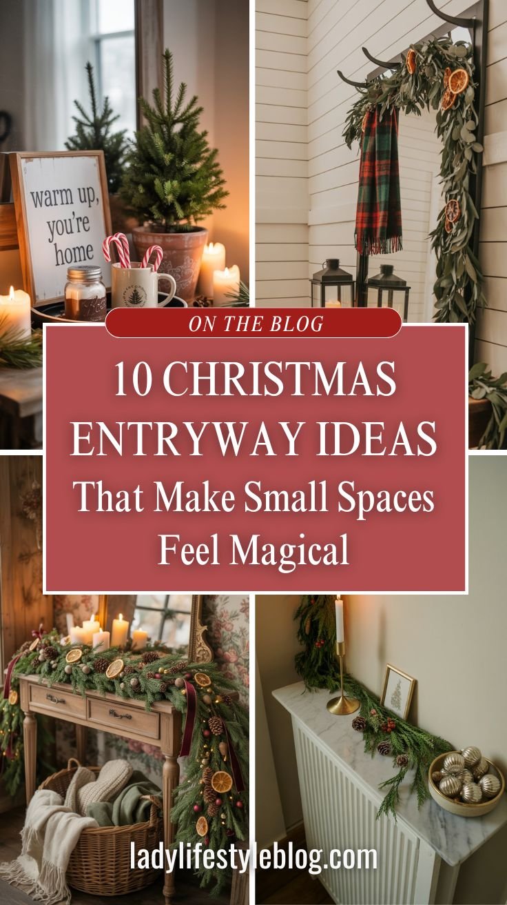 Try These Genius Christmas Entryway Decor Tips