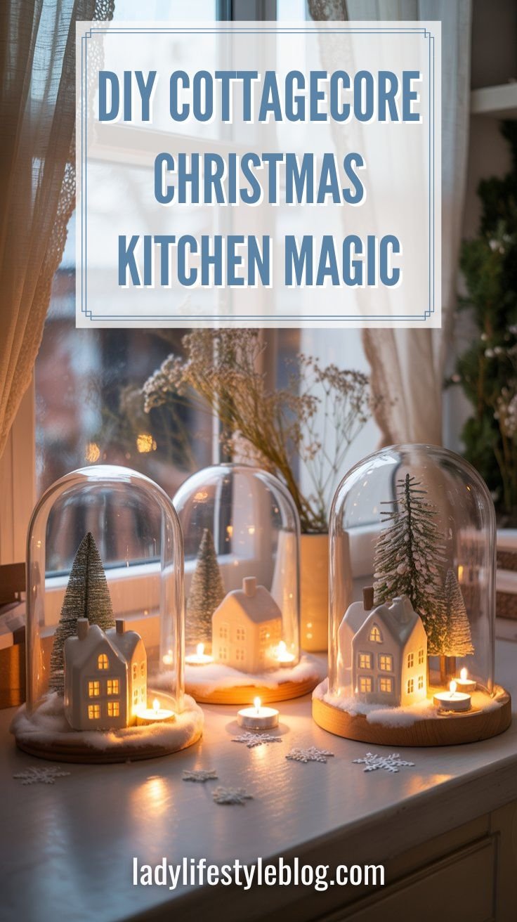 Windowsill Snow Globes