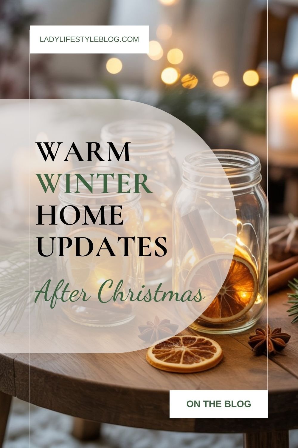Winter Decor Using Citrus and Spice