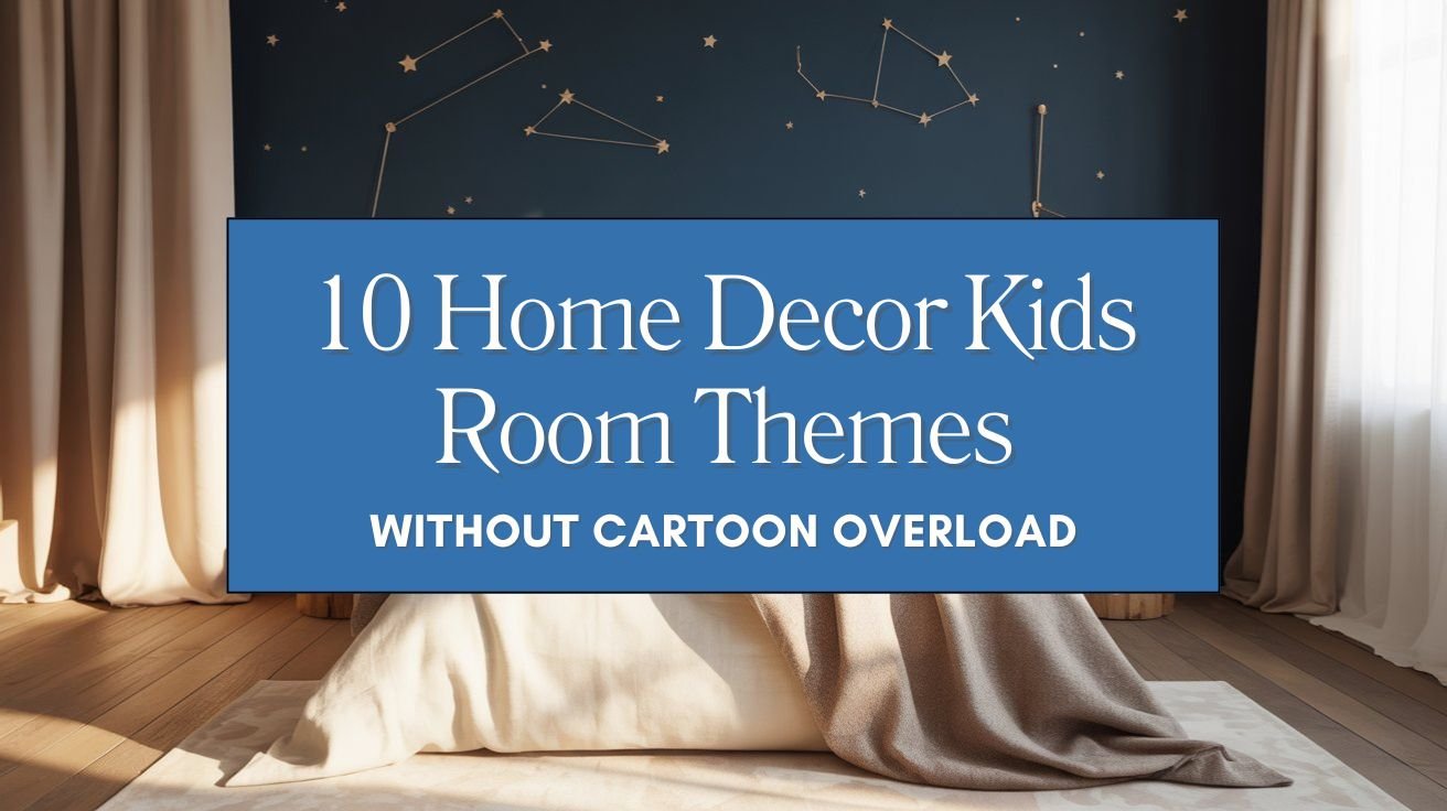 10 Home Decor Kids Room Themes Without Cartoon Overload