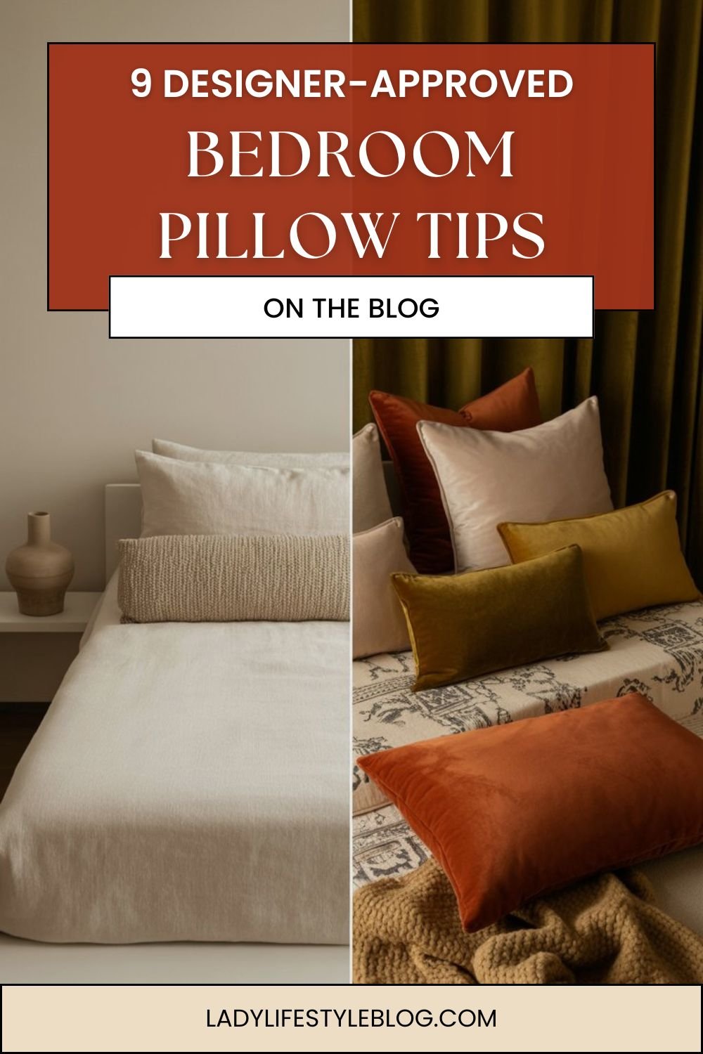 Bedroom Pillows Help You Choose Minimalist or Maximalist