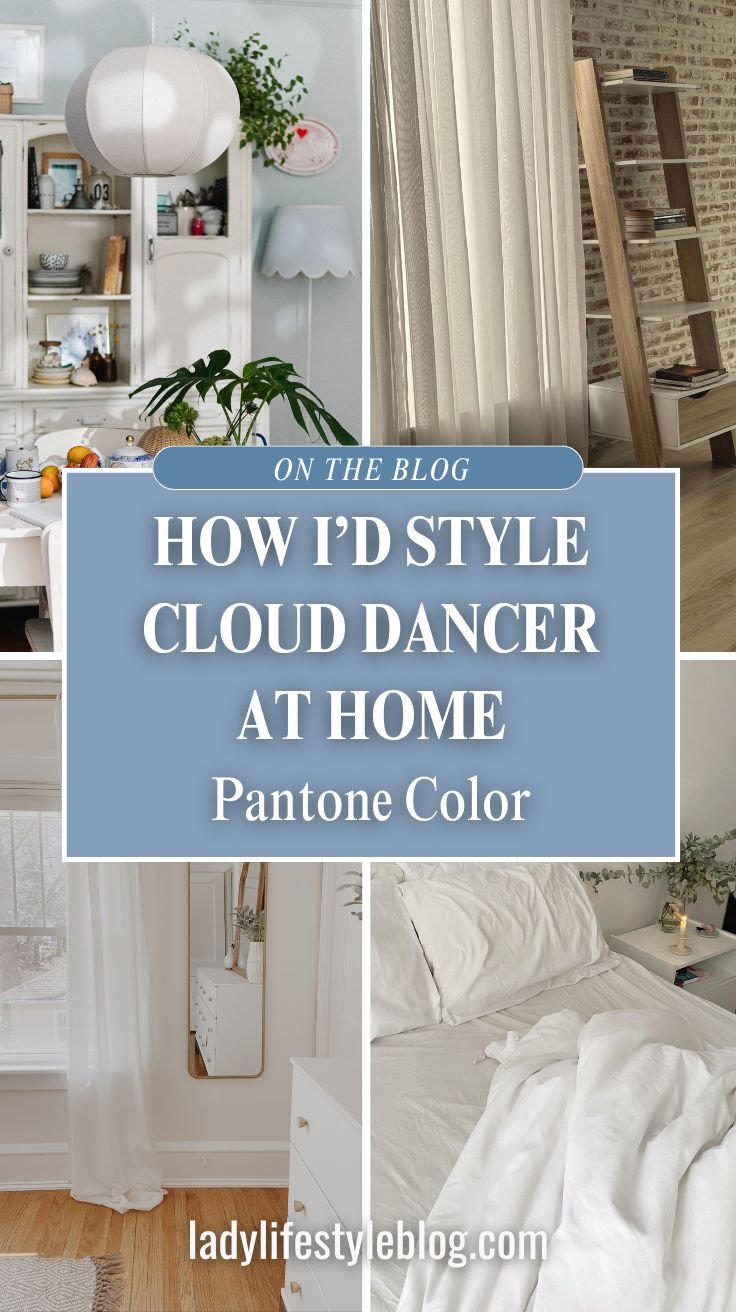 How I’d Style Cloud Dancer at Home