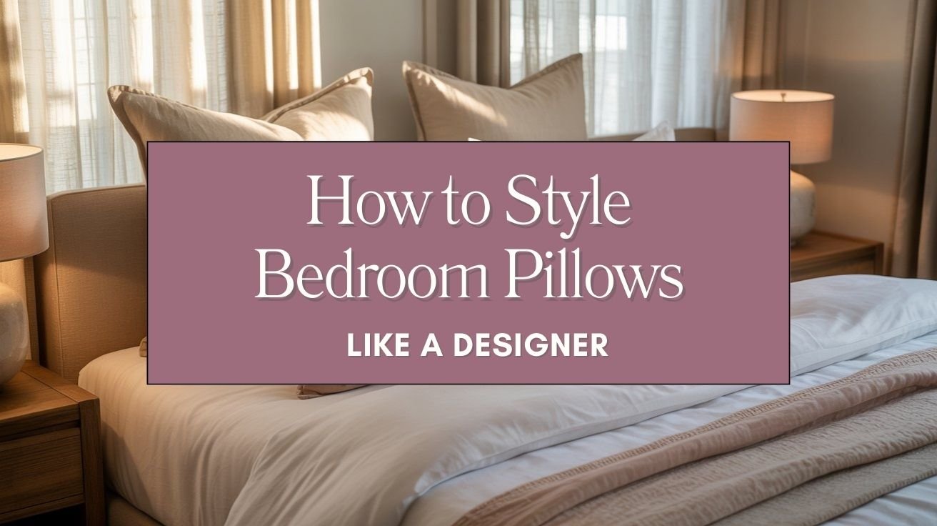 How to Style Bedroom Pillows Like a Designer